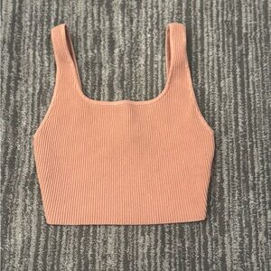 Babaton Blush Ribbed Crop Top
